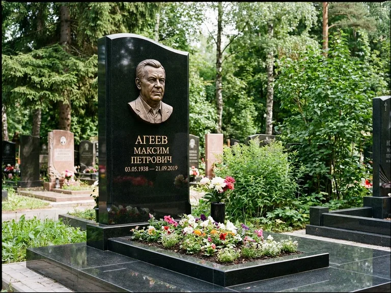 Памятник с барельефом — выполненная работа 13 в Тюмени