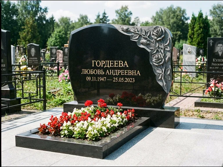 Памятник с барельефом — выполненная работа 16 в Тюмени