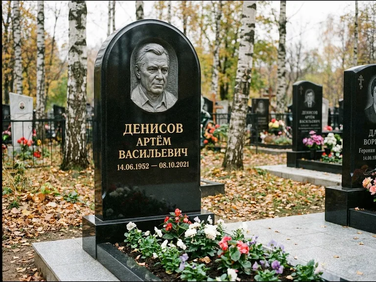 Памятник с барельефом — выполненная работа 17 в Тюмени