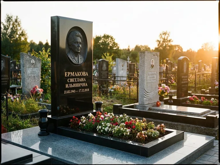 Памятник с барельефом — выполненная работа 18 в Тюмени