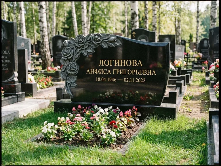 Памятник с барельефом — выполненная работа 22 в Тюмени