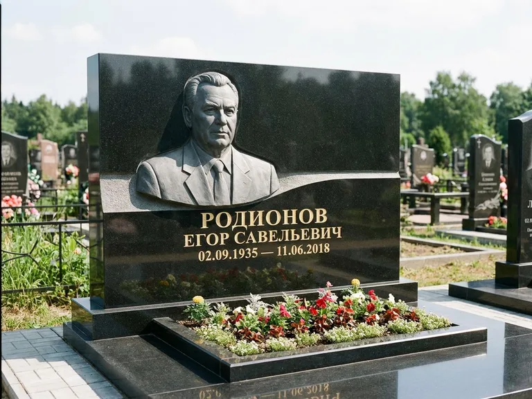 Памятник с барельефом — выполненная работа 27 в Тюмени