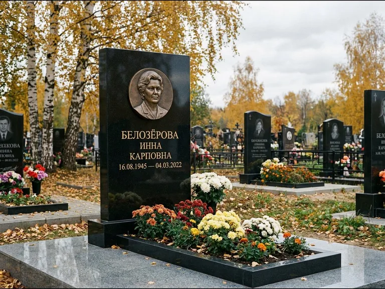 Памятник с барельефом — выполненная работа 2 в Тюмени