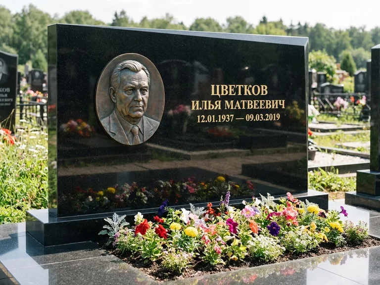 Памятник с барельефом — выполненная работа 33 в Тюмени