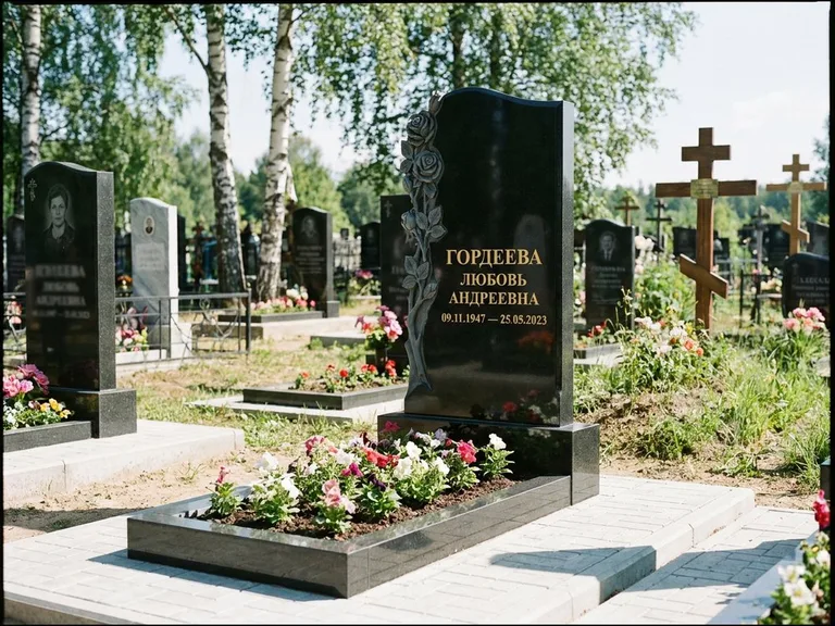 Памятник с барельефом — выполненная работа 4 в Тюмени