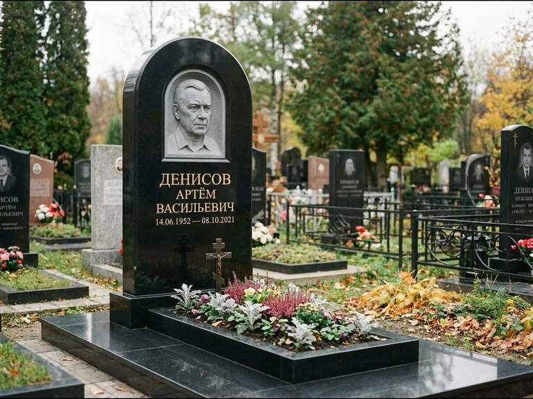 Памятник с барельефом — выполненная работа 5 в Тюмени