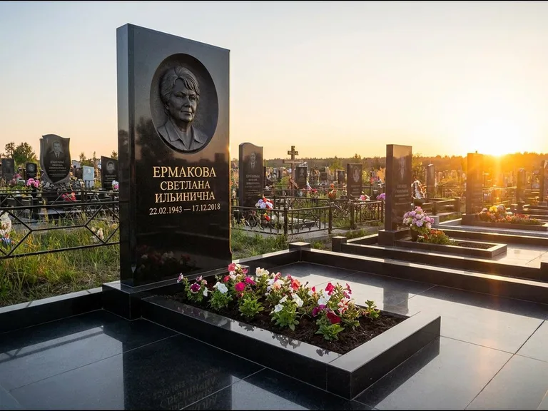Памятник с барельефом — выполненная работа 6 в Тюмени