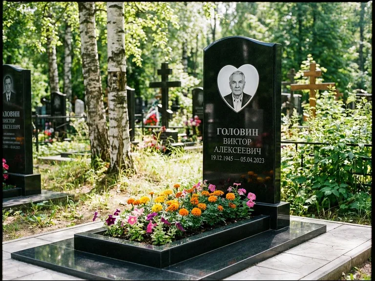 Овальный цветной портрет на керамике в Тюмени