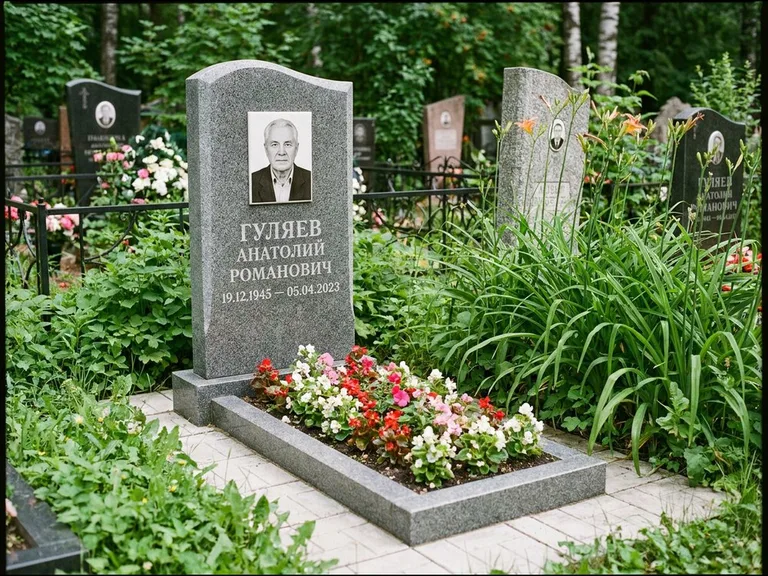 Портрет на керамике осенью в Тюмени