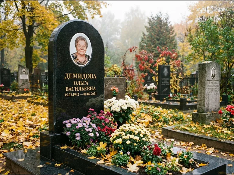 Керамический овал на стеле в Тюмени