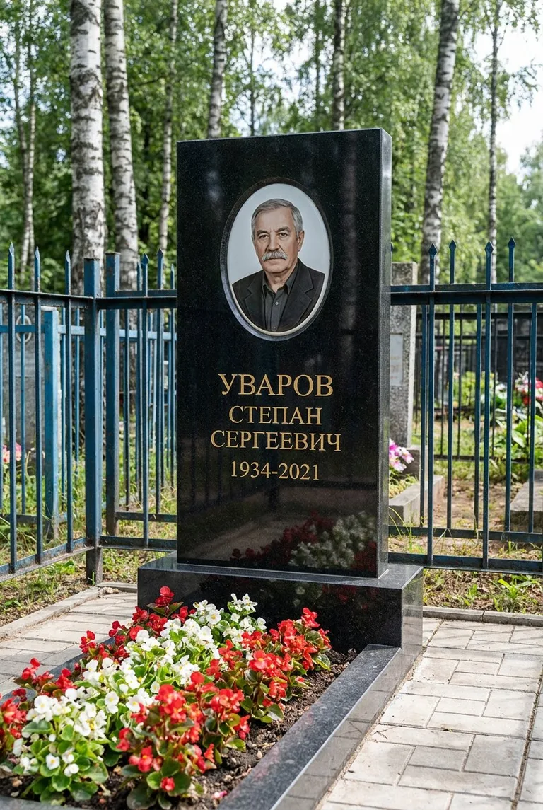 Аллея на Боровецком кладбище в Набережных Челнах