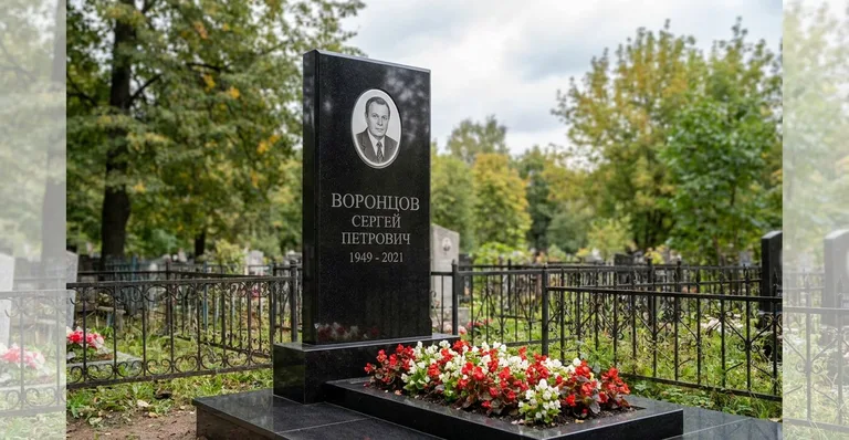 Семейный (двойной) памятник, Памятники мастерской «Мастер Каменев» на кладбищах Тюмени