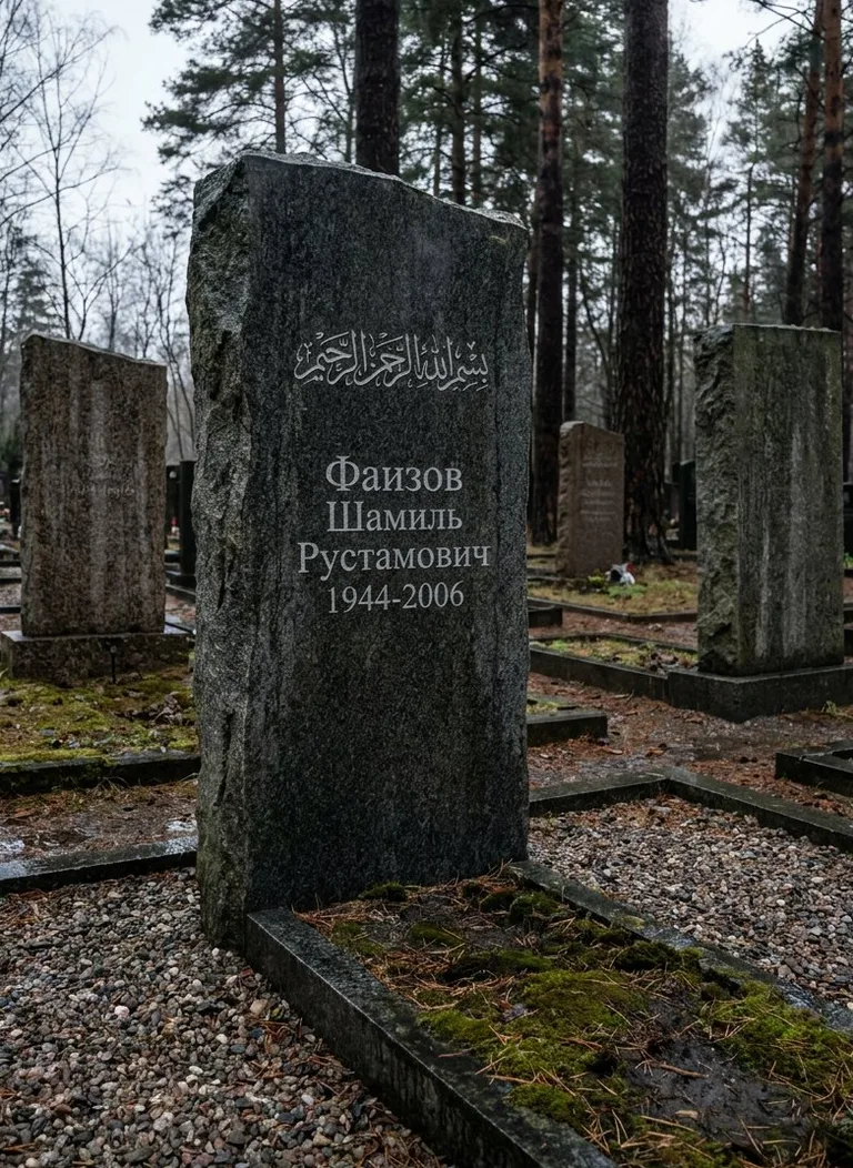 Аллея на Лазаревском кладбище в Рязани