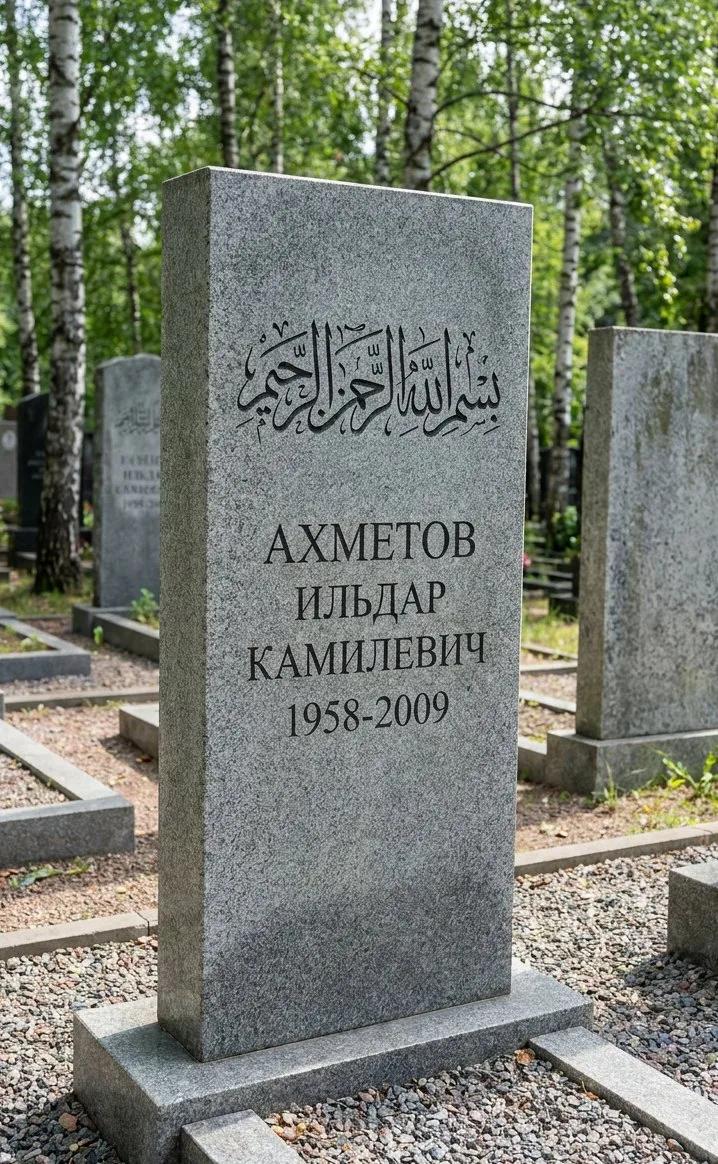 Аллея на кладбище Марьина Роща в Нижнем Новгороде