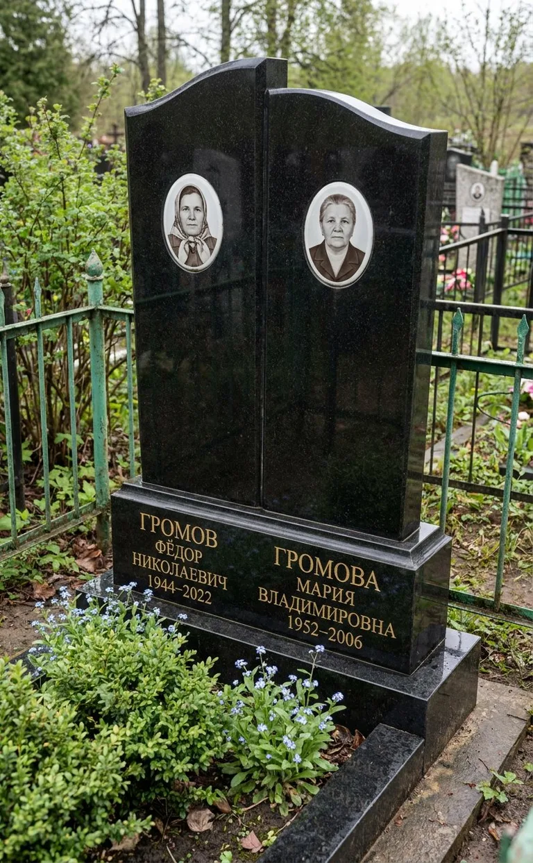 Аллея на Рубёжном кладбище в Самаре