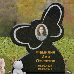 Вертикальный гранитный светский памятник - П236