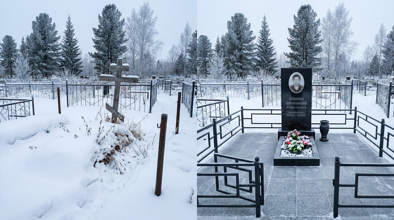 Памятник под ключ в Тюмени — пример 1